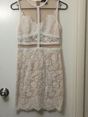 forever 21 cream lace dress Forever 21+ + Embroidered Lace Maxi Dress